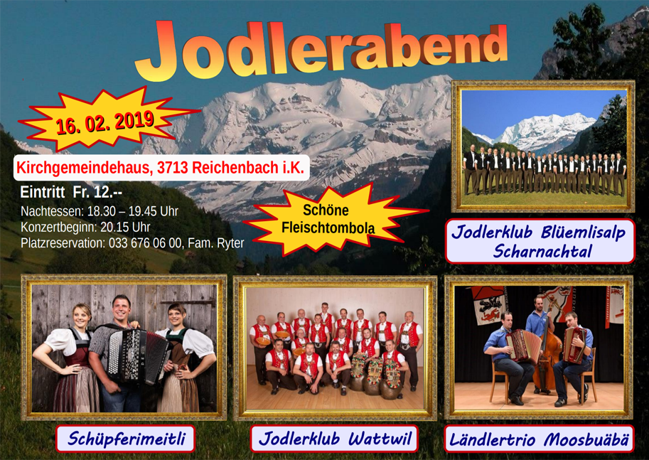Veranstaltungswerbung Bild