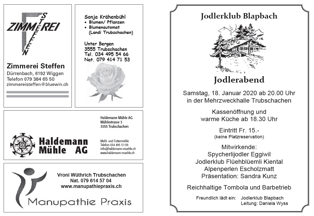 Veranstaltungswerbung Bild