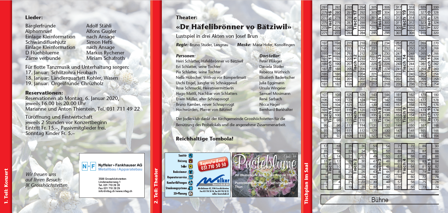 Veranstaltungswerbung Bild