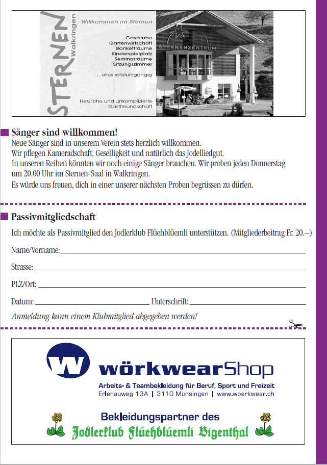 Veranstaltungswerbung Bild