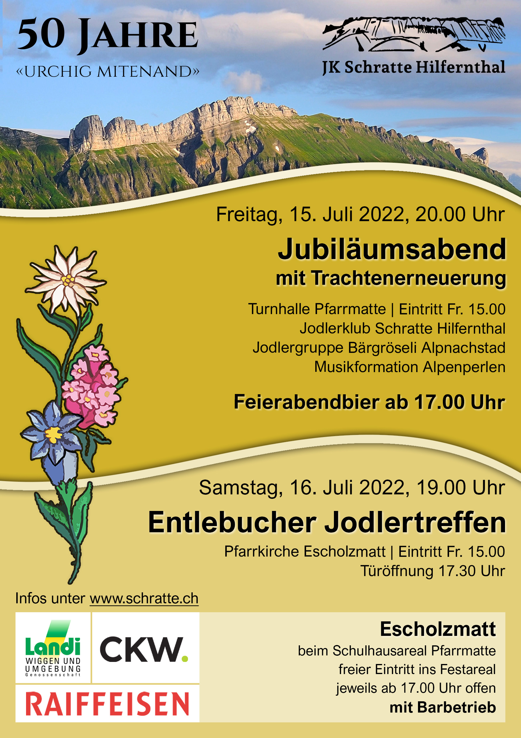 Veranstaltungswerbung Bild